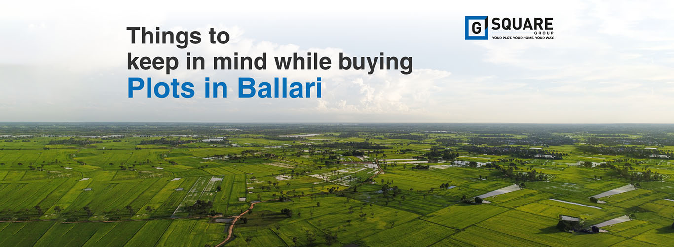 Things to keep in mind while buying plots in Ballari