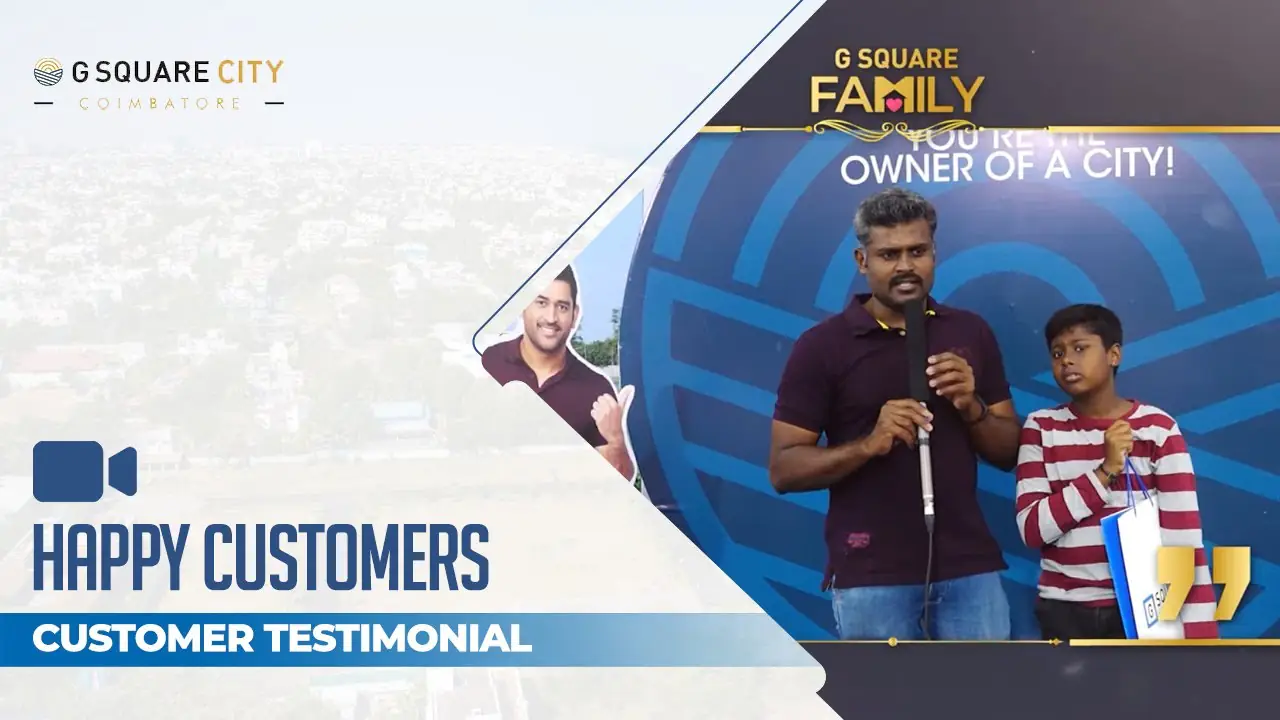 G Square City Coimbatore | Happy Customer Testimonial Video