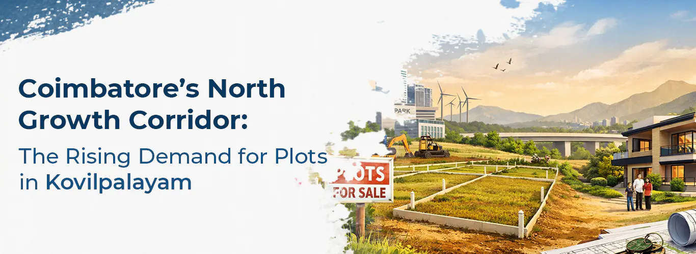 Coimbatore’s North Growth Corridor: The Rising Demand for Plots in Kovilpalayam.