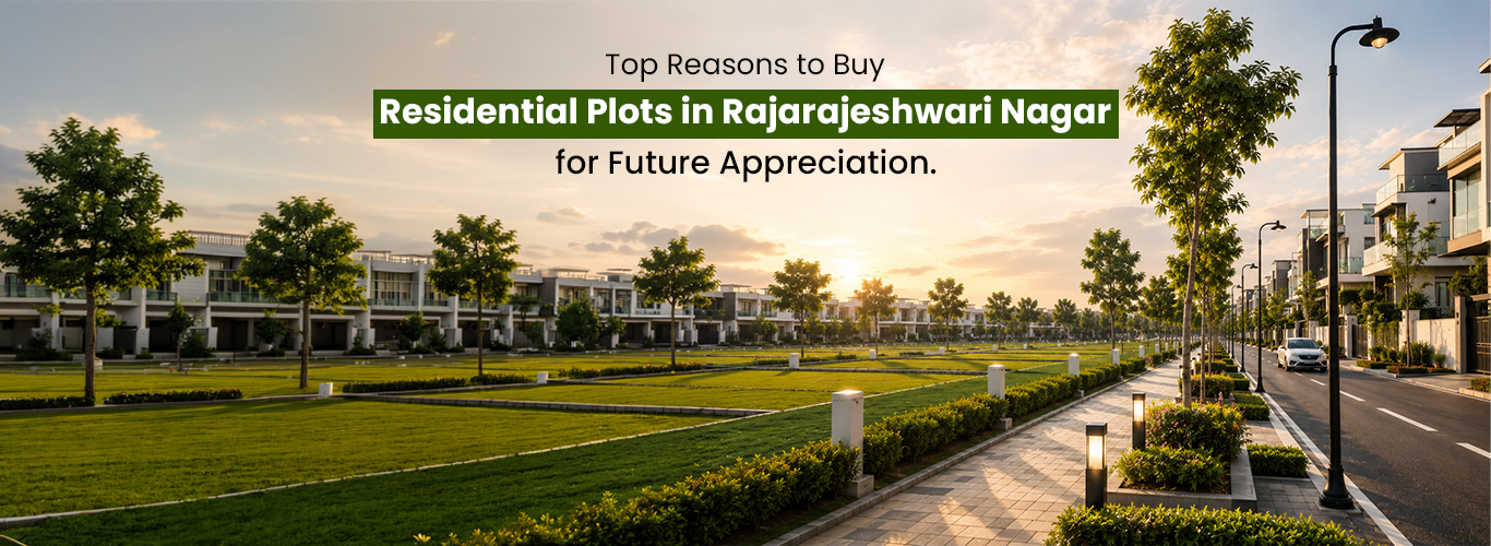 Why Buy Residential Plots in Rajarajeshwari Nagar for Investment ?