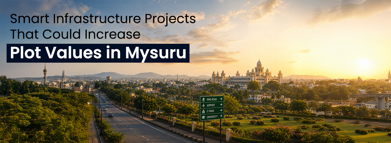 Smart Infrastructure Projects That Could Increase Plot Values in Mysuru.
