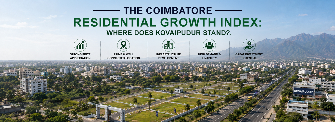 The Coimbatore Residential Growth Index: Where Does Kovaipudur Stand?