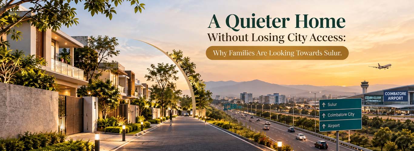 Why Families Are Choosing Sulur for a Quieter Home ?