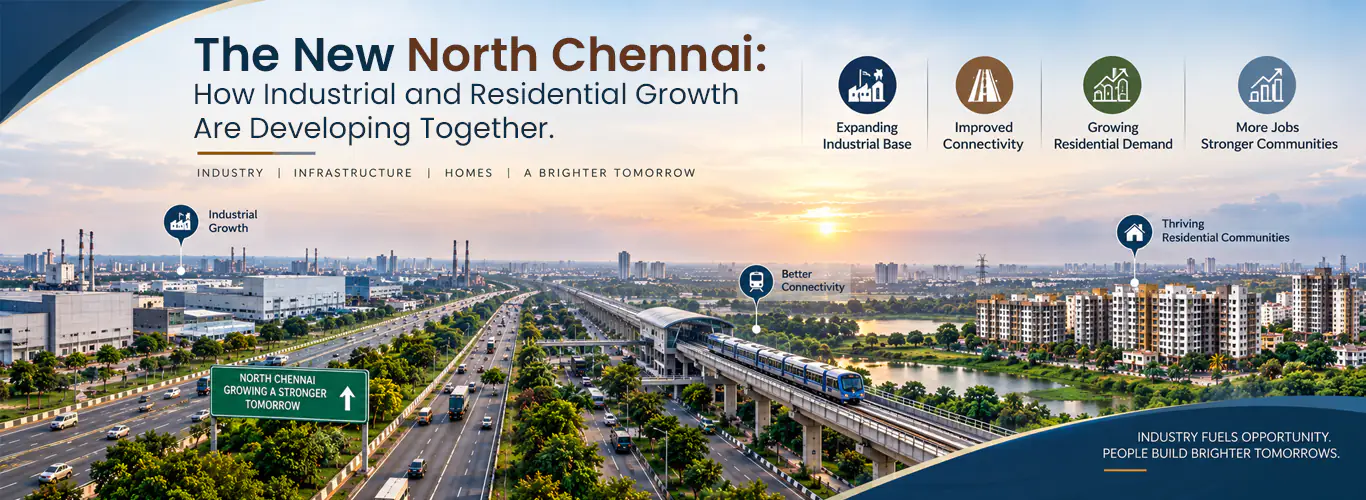 The New North Chennai: How Industrial and Residential Growth Are Developing Together.